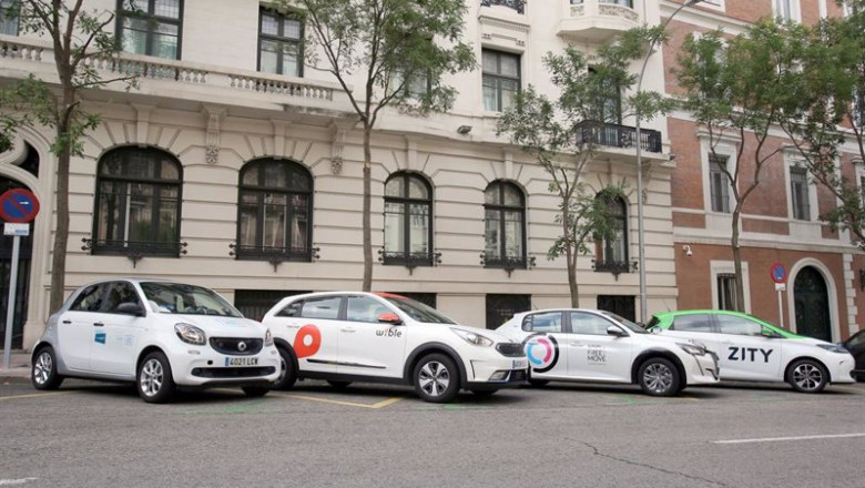 Archivo - Vehículos de 'car sharing'. | AVCE - Archivo ep archivo vehiculos de car sharing