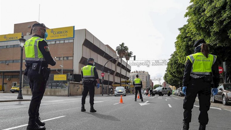 ep controles en valencia en el tercer dia laborable del estado de alarma