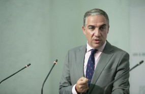 ep el consejero de presidencia elias bendodo c durante la comparecencia ante los medios tras la
