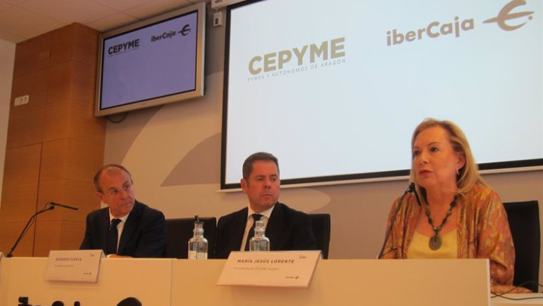 ep el director territorial de ibercaja en aragon antonio lacoma el presidente de cepyme gerardo ep el director territorial de ibercaja en aragon antonio lacoma el presidente de cepyme gerardo
