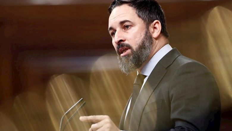 ep el lider de vox santiago abascal en el congreso