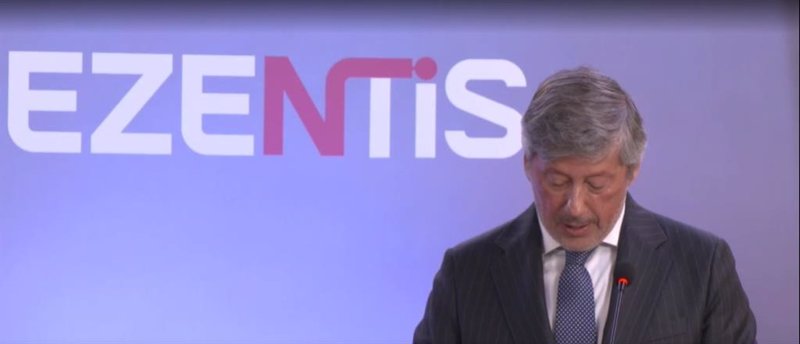 ep el presidente no ejecutivo de ezentis enrique sanchez de leon durante la intervvencion inicial de ep el presidente no ejecutivo de ezentis enrique sanchez de leon durante la intervvencion inicial de