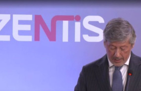 ep el presidente no ejecutivo de ezentis enrique sanchez de leon durante la intervvencion inicial de