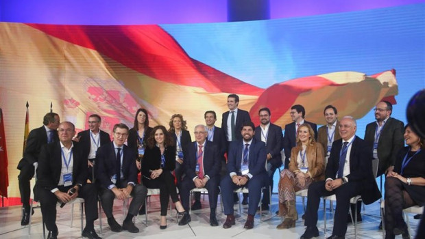 ep el secretario general del pp pablo casado junto a los candidatos autonomicos del partido en la