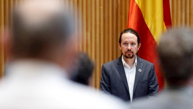 ep el vicepresidente segundo del gobierno pablo iglesias durante el minuto de silencio por las ep el vicepresidente segundo del gobierno pablo iglesias durante el minuto de silencio por las