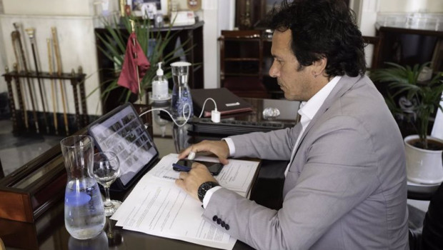ep jose maria gonzalez alcalde de cadiz durante el ultimo pleno celebrado de manera telematica en
