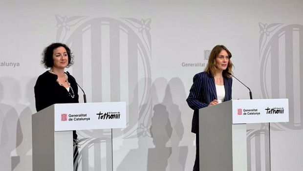 ep la consellera de economia y finanzas de la generalitat alicia romero y la lider de los comuns en