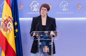 ep la diputada de compromis agueda mico ofrece una rueda de prensa posterior a la junta de