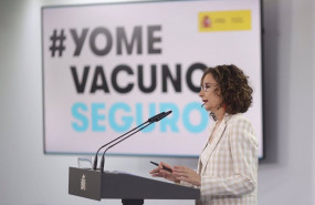 ep la ministra portavoz y de hacienda maria jesus montero ofrece una rueda de prensa