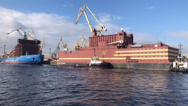 La plataforma nuclear flotante de Rosatom en puerto | ROSATOM TWITTER ep la plataforma nuclear flotanterosatompuerto