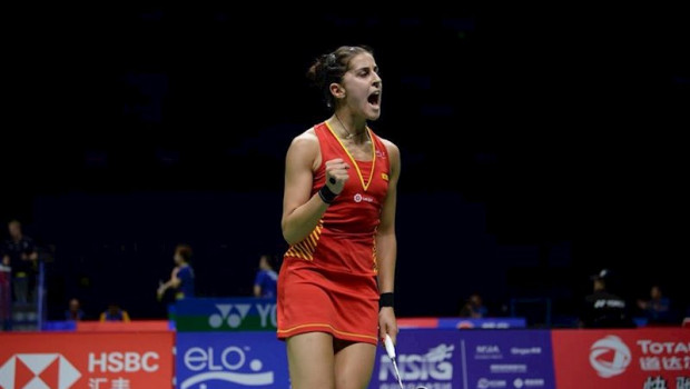 ep lespanyola carolina marin durant el campionat del mon de bdminton del 2018 arxiu
