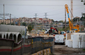 ep lugar donde se ha producido el socavon a 22 de julio de 2026 en barcelona catalunya espana adif