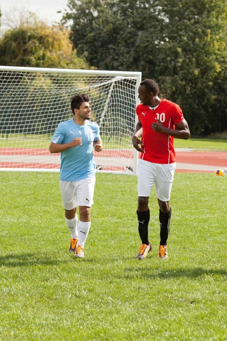 Usain Bolt entrena a Sergio Aguero | PUMA - Archivo ep usain bolt entrenasergio aguero