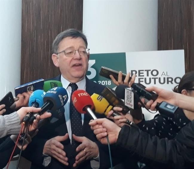 Ximo Puig atiende a los medios este martes en Alicante | EUROPA PRESS ep ximo puig atiendelos mediosmartesalicante