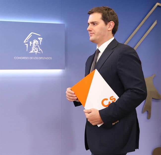 Albert Rivera, ofrece una rueda de prensa en el Congreso de los Diputados | EP ep albert rivera ofreceruedaprensacongresolos diputados 20180111102502