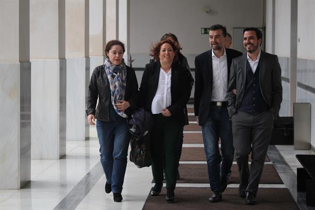 Alberto Garzón con diputados andaluces en el 28F | IU ep alberto garzondiputados andaluces28f