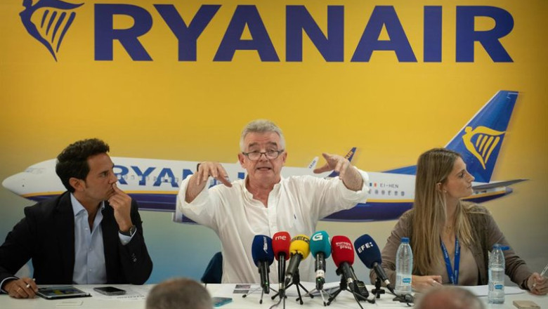 Archivo - El consejero delegado de Ryanair, Michael O'Leary, en una rueda de prensa en la sede de Ryanair, a 8 de octubre de 2025, en Madrid (España). | Fernando Sánchez - Europa Press - Archivo ep archivo el consejero delegado de ryanair michael oleary en una rueda de prensa en la sede de