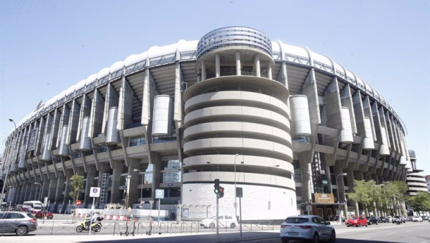 ep archivo   fachada y alrededores del estadio santiago bernabeu de madrid