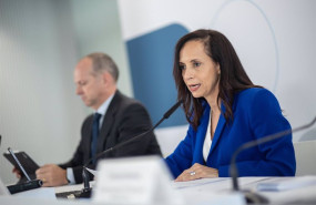 ep archivo   la presidenta no ejecutiva de redeia beatriz corredor y el ceo de redeia roberto garcia