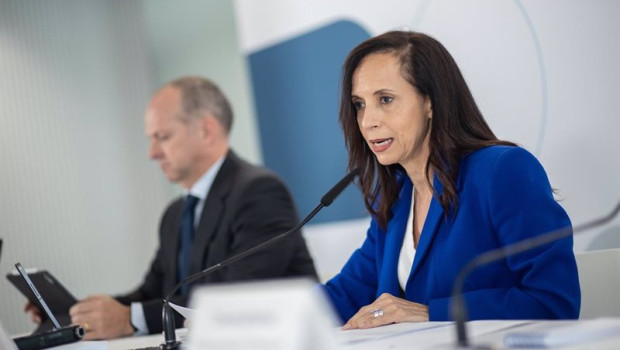 ep archivo   la presidenta no ejecutiva de redeia beatriz corredor y el ceo de redeia roberto garcia