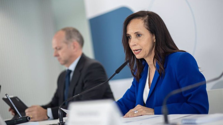 ep archivo   la presidenta no ejecutiva de redeia beatriz corredor y el ceo de redeia roberto garcia
