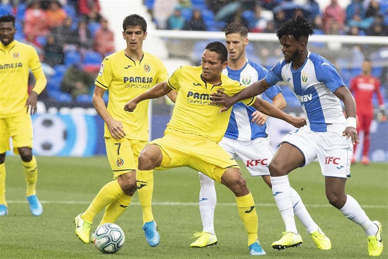 ep carlos bacca en un partido con el villarreal cf