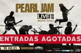 ep cartelentradas agotadasconciertopearl jambarcelona