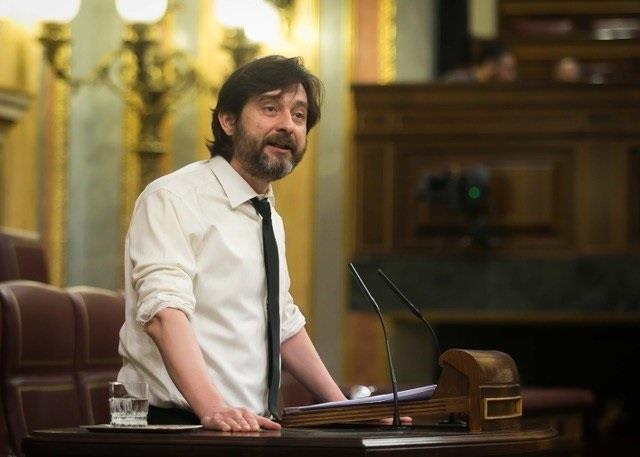 El diputado de Unidos Podemos Rafa Mayoral, en el Pleno del Congreso | CONGRESO ep diputadounidosrafa mayoral enplenocongreso