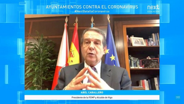 ep el alcalde de vigo y presidente de la femp abel caballero durante una entrevista en el foro next