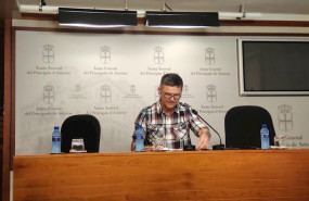 ep el diputado de podemos asturies rafael palacios en rueda de prensa