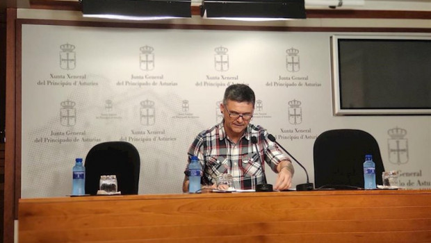 ep el diputado de podemos asturies rafael palacios en rueda de prensa