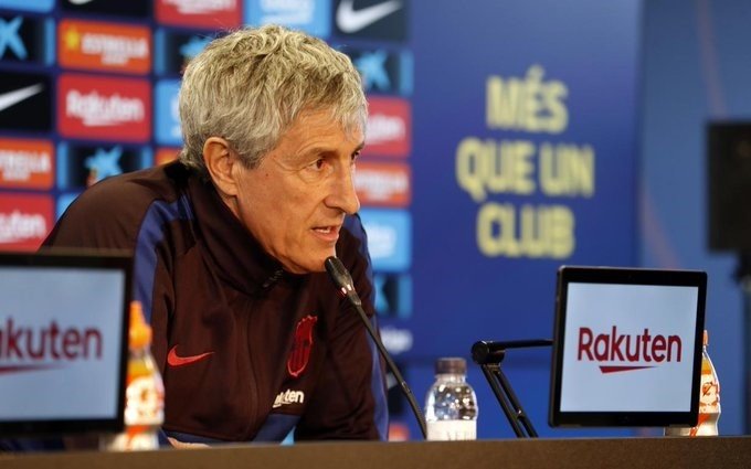 ep el entrenador del fc barcelona quique setien en rueda de prensa ep el entrenador del fc barcelona quique setien en rueda de prensa