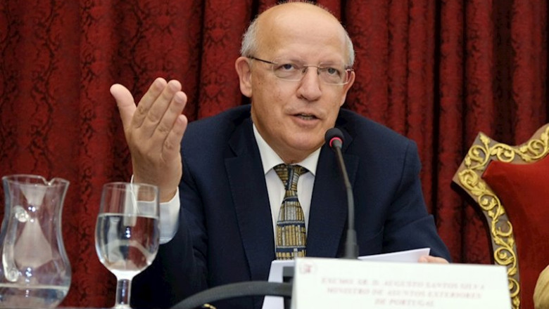 ep el ministro de asuntos exteriores de portugal augusto santos silva