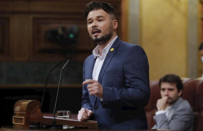 ep el portavoz de erc gabriel rufian durante su intervencion en el pleno del congreso que debate