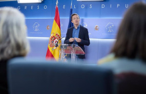 ep el portavoz de sumar en el congreso inigo errejon durante una rueda de prensa anterior a la