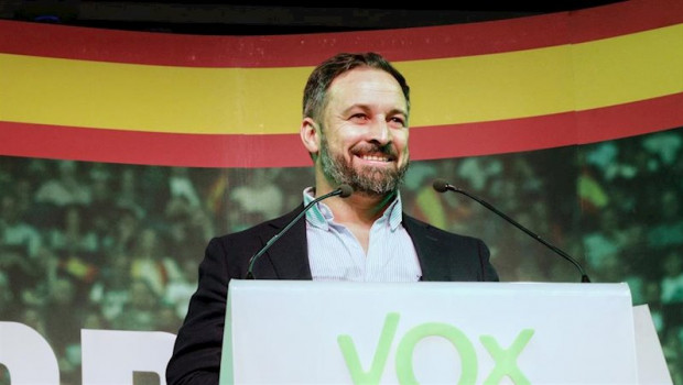 ep el presidente de vox y candidato presidencial santiago abascal interviene en el acto central del