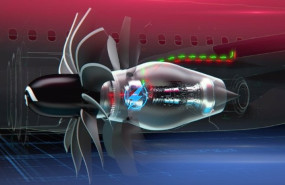 ep este concepto artistico muestra un motor a reaccion de nucleo pequeno desarrollado por la nasa