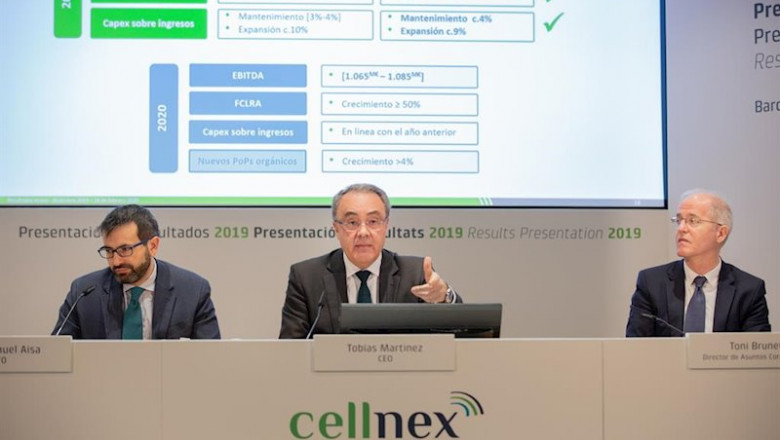 ep i-d el director de finanzas y desarrollo corporativo de cellnex jose manuel aisa el ceo de ep i-d el director de finanzas y desarrollo corporativo de cellnex jose manuel aisa el ceo de