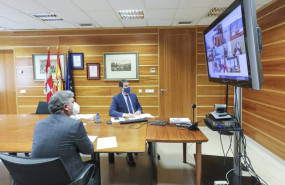 ep ibanez en un momento de la conferencia sectorial de agricultura celebrada de forma telematica