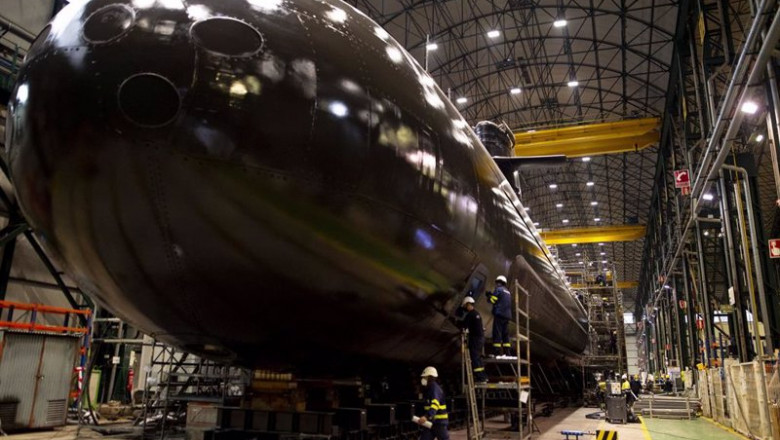 ep imagen del submarino s 81 en las instalaciones de navantia en cartagena