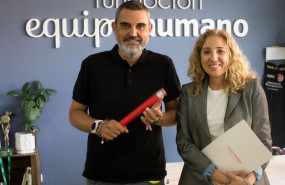 ep jose enrique garcia ceo de equipo humano y yolanda hernando directora de la oficina de zaragoza