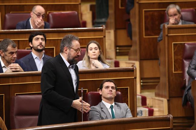 Juan Carlos Girauta y Rivera en la sesión de control al Gobierno en el Congreso | EUROPA PRESS ep juan carlos girautariverala sesioncontrolgobiernocongreso