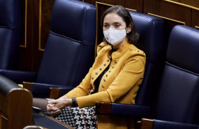 ep la ministra de industria y turismo reyes maroto en una sesion plenaria en el congreso de los