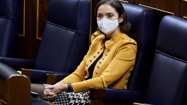 ep la ministra de industria y turismo reyes maroto en una sesion plenaria en el congreso de los