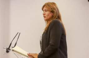ep la portavoz de junts per cataluna en el congreso laura borrs en rueda de prensa tras su reunion
