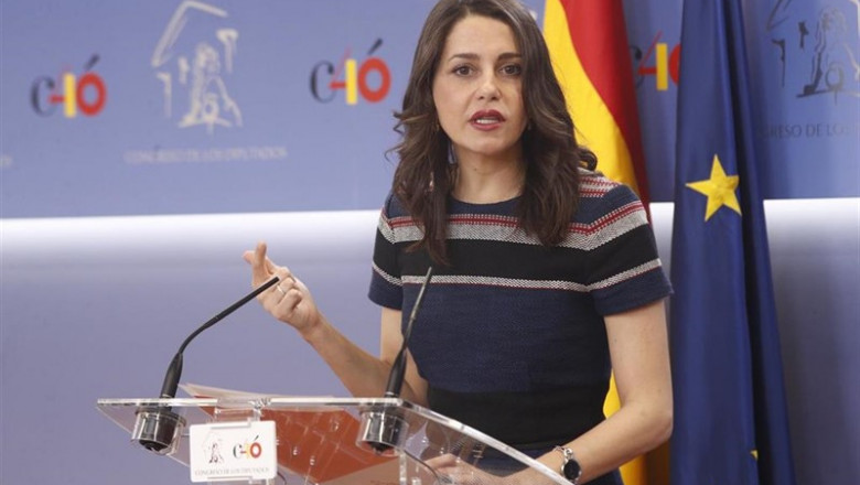 Eduardo Parra - Europa Press ep la portavoz nacionalciudadanos ines arrimadas en ruedaprensala reunionla juntaportavocescongresolos diputados