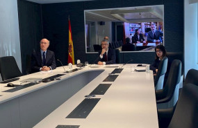 ep los reyes se han reunido con el presidente de aena maurici lucena 2d el director general javier