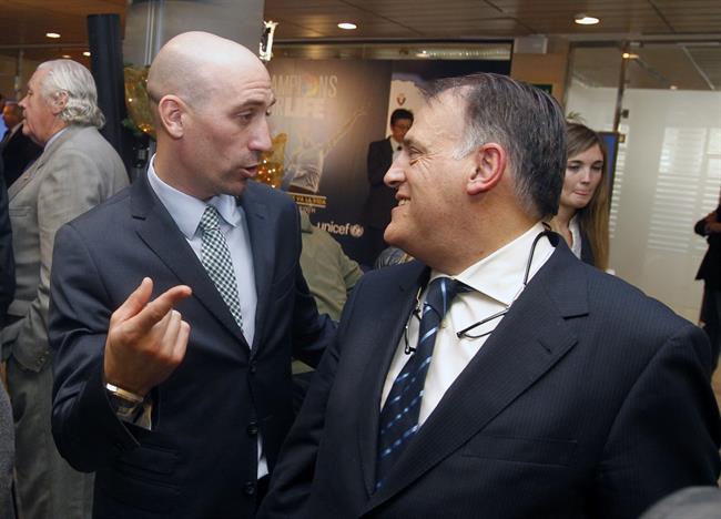 Luis Rubiales y Javier Tebas | CHAMPIONS FOR LIFE - Archivo ep luis rubialesjavier tebas