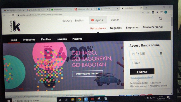 ep operacion de banca online en kutxabank