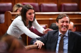 ep rafael hernando del pp e irene montero de unidos podemos
